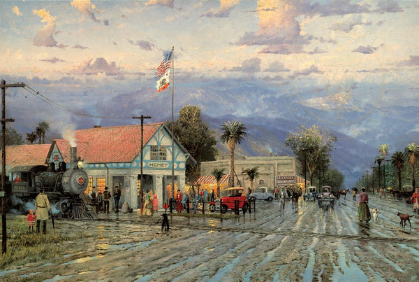 Hemet 1915, Florida Avenue at Dusk