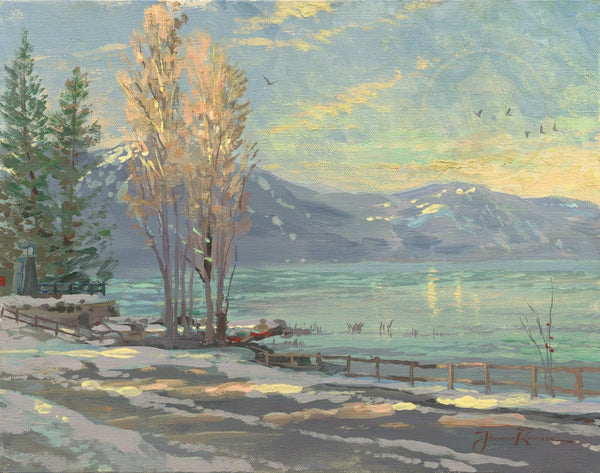 Lake Tahoe Shoreline, Winter