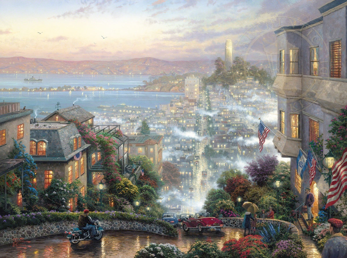 San Francisco, Lombard Street – Thomas Kinkade Studios