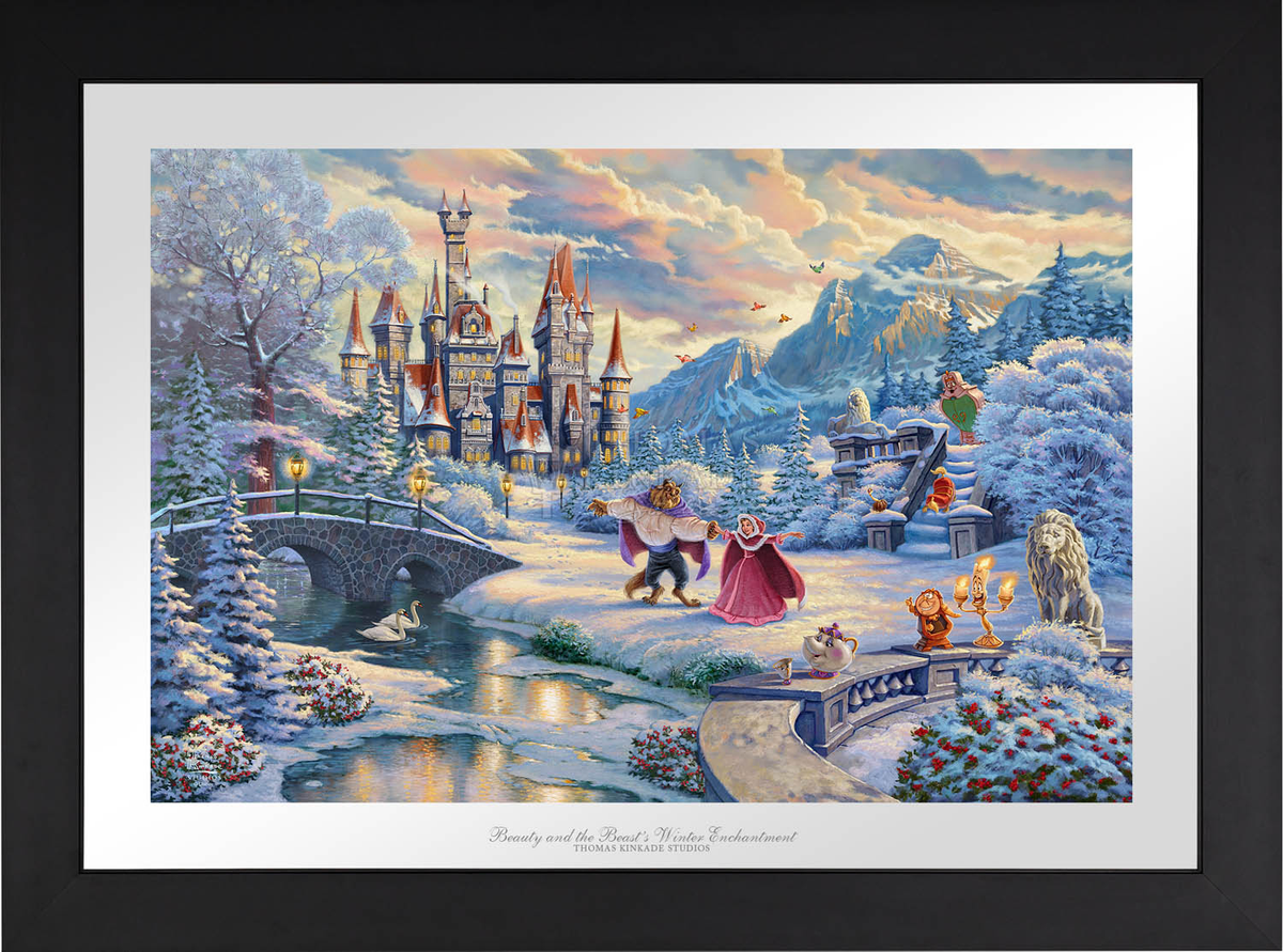 Disney Beauty and the Beast's Winter Enchantment - Limited Edition Paper