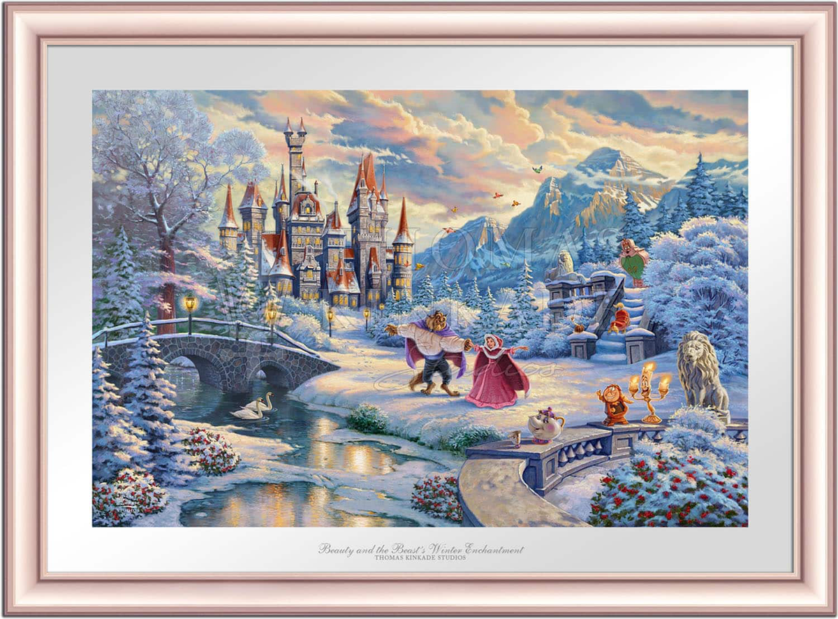Disney Beauty and the Beast's Winter Enchantment - Limited Edition Paper