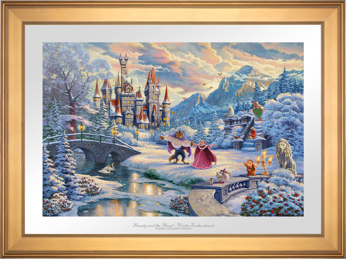 Disney Beauty and the Beast's Winter Enchantment - Limited Edition Paper