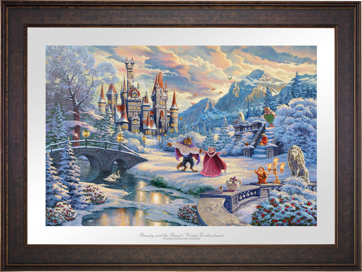 Disney Beauty and the Beast's Winter Enchantment - Limited Edition Paper