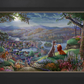 Disney Lady and the Tramp Falling in Love - Limited Edition Canvas