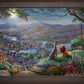 Disney Lady and the Tramp Falling in Love - Limited Edition Canvas