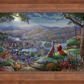 Disney Lady and the Tramp Falling in Love - Limited Edition Canvas