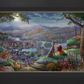 Disney Lady and the Tramp Falling in Love - Limited Edition Canvas
