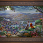 Disney Lady and the Tramp Falling in Love - Limited Edition Canvas