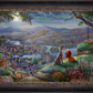 Disney Lady and the Tramp Falling in Love - Limited Edition Canvas