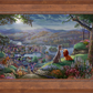 Disney Lady and the Tramp Falling in Love - Limited Edition Canvas