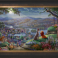 Disney Lady and the Tramp Falling in Love - Limited Edition Canvas