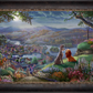 Disney Lady and the Tramp Falling in Love - Limited Edition Canvas
