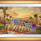Disney Jasmine Dancing in the Desert Sunset - Limited Edition Paper