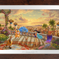 Disney Jasmine Dancing in the Desert Sunset - Limited Edition Paper