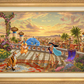 Disney Jasmine Dancing in the Desert Sunset - Limited Edition Canvas