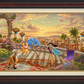 Disney Jasmine Dancing in the Desert Sunset - Limited Edition Canvas