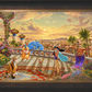 Disney Jasmine Dancing in the Desert Sunset - Limited Edition Canvas