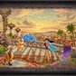 Disney Jasmine Dancing in the Desert Sunset - Limited Edition Canvas