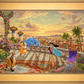 Disney Jasmine Dancing in the Desert Sunset - Limited Edition Canvas