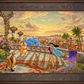 Disney Jasmine Dancing in the Desert Sunset - Limited Edition Canvas