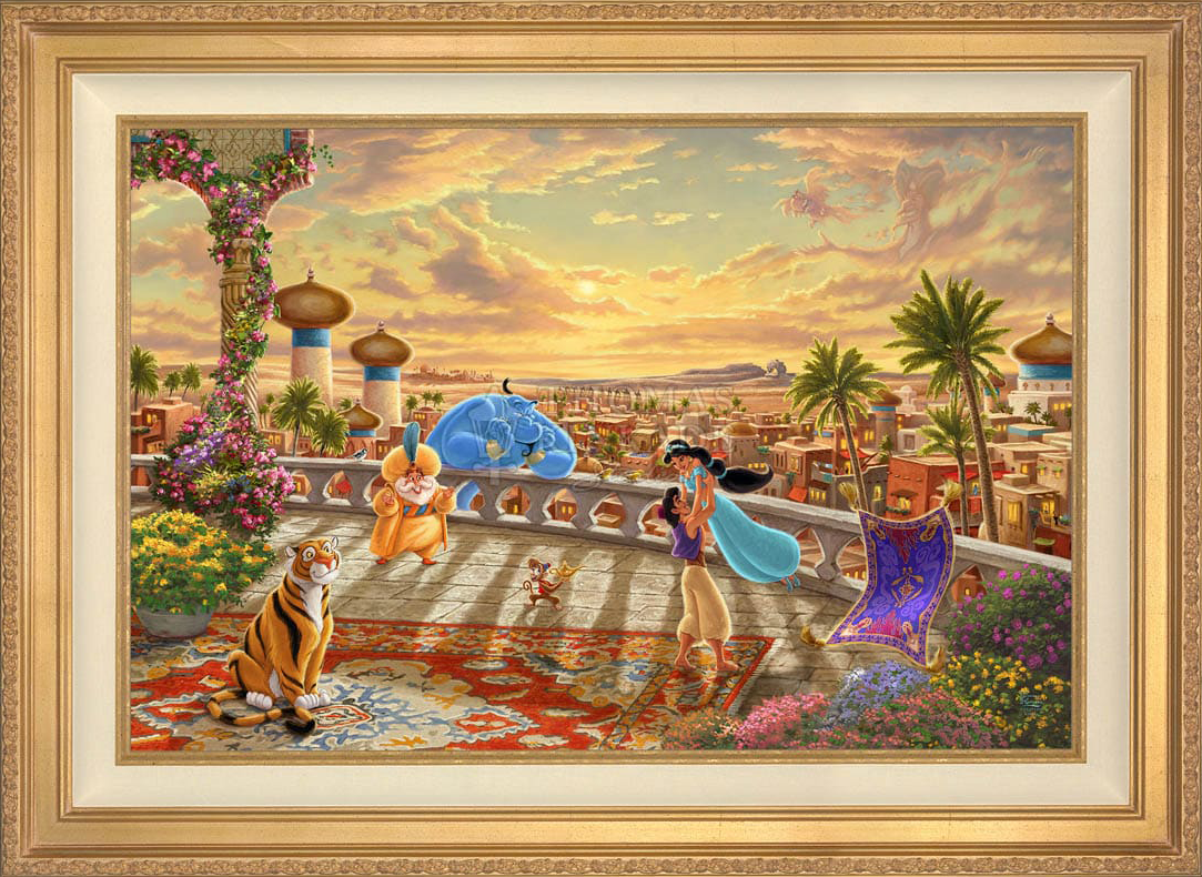 Disney Jasmine Dancing in the Desert Sunset - Jewel Edition Art