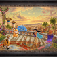 Disney Jasmine Dancing in the Desert Sunset - Jewel Edition Art