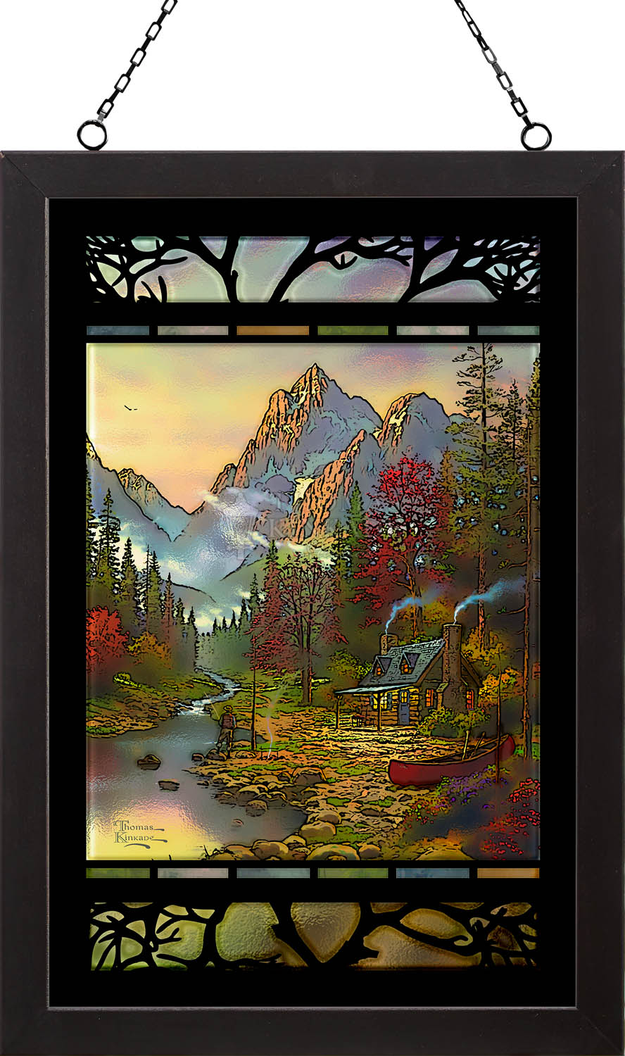 The Good Life - 18" x 12" Framed Glass Art
