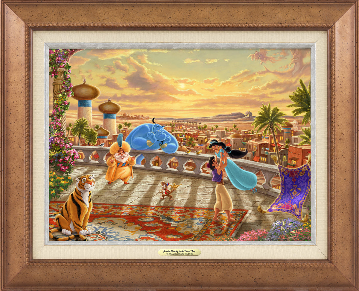 Disney Jasmine Dancing in the Desert Sunset - Canvas Classics