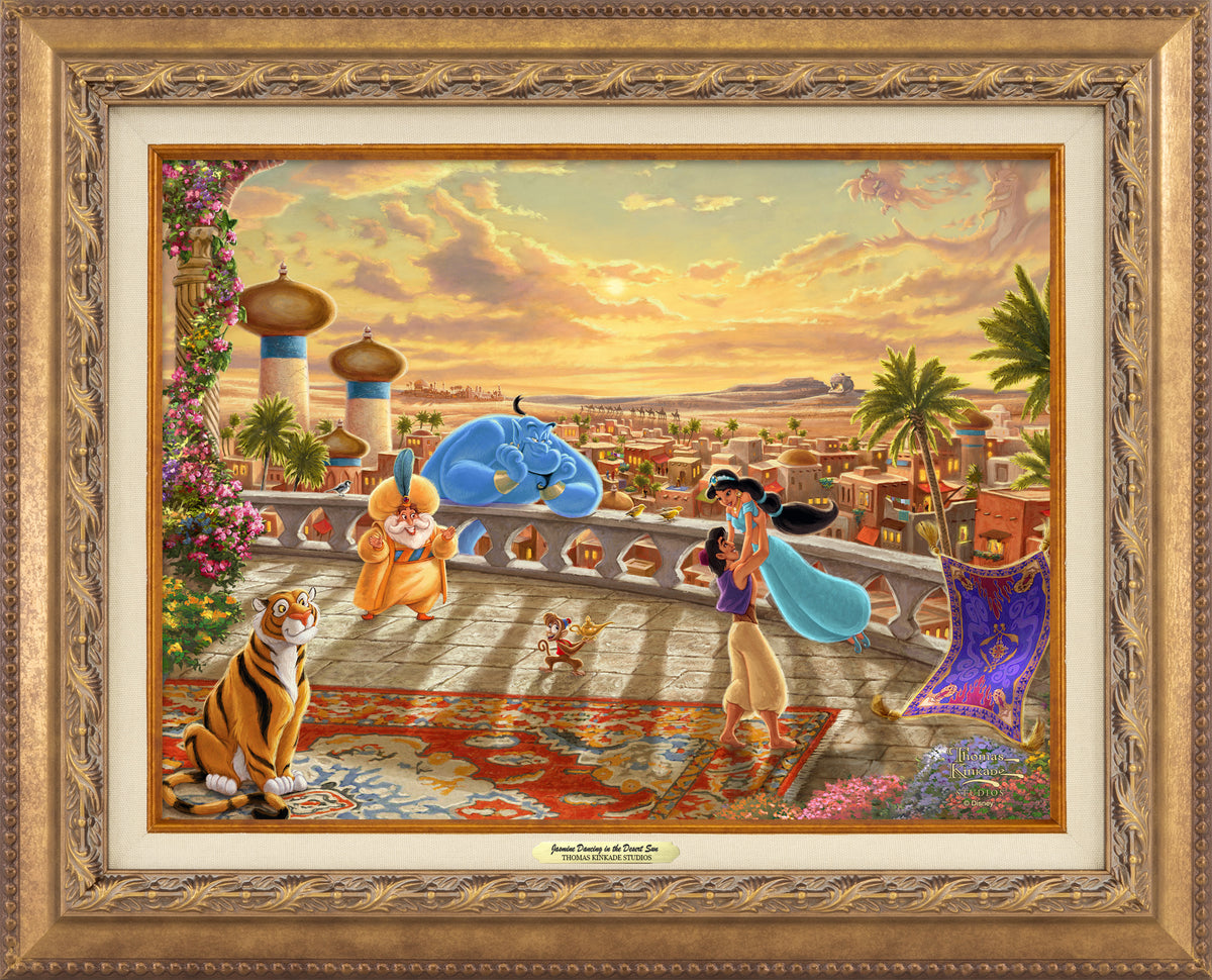 Disney Jasmine Dancing in the Desert Sunset - Canvas Classics