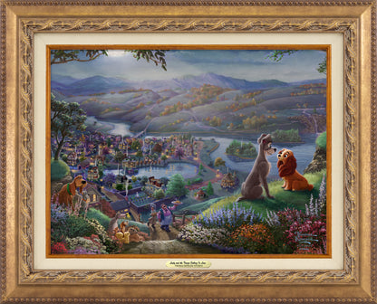 Disney Lady and the Tramp Falling In Love - Canvas Classics