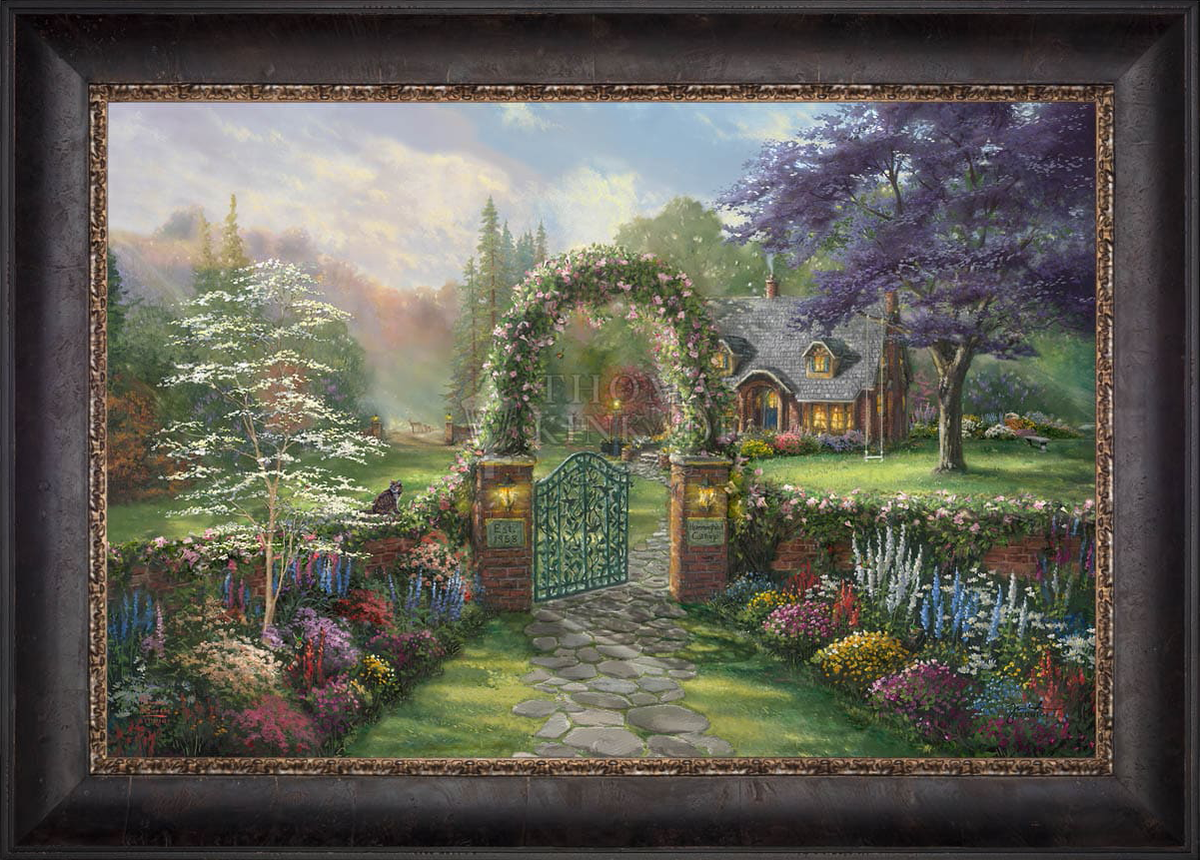Hummingbird Cottage - Limited Edition Canvas