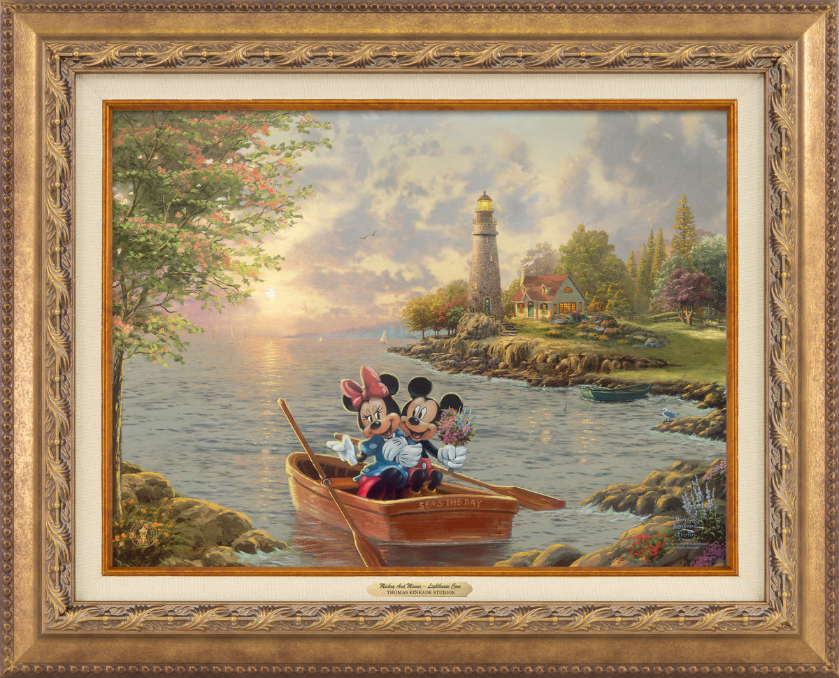 Disney Mickey and Minnie Lighthouse Cove - Canvas Classics