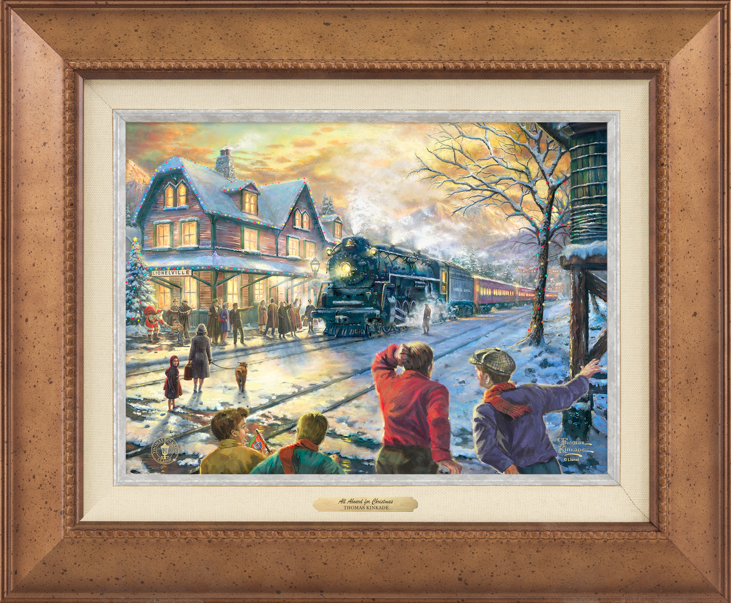 All Aboard for Christmas - Canvas Classics