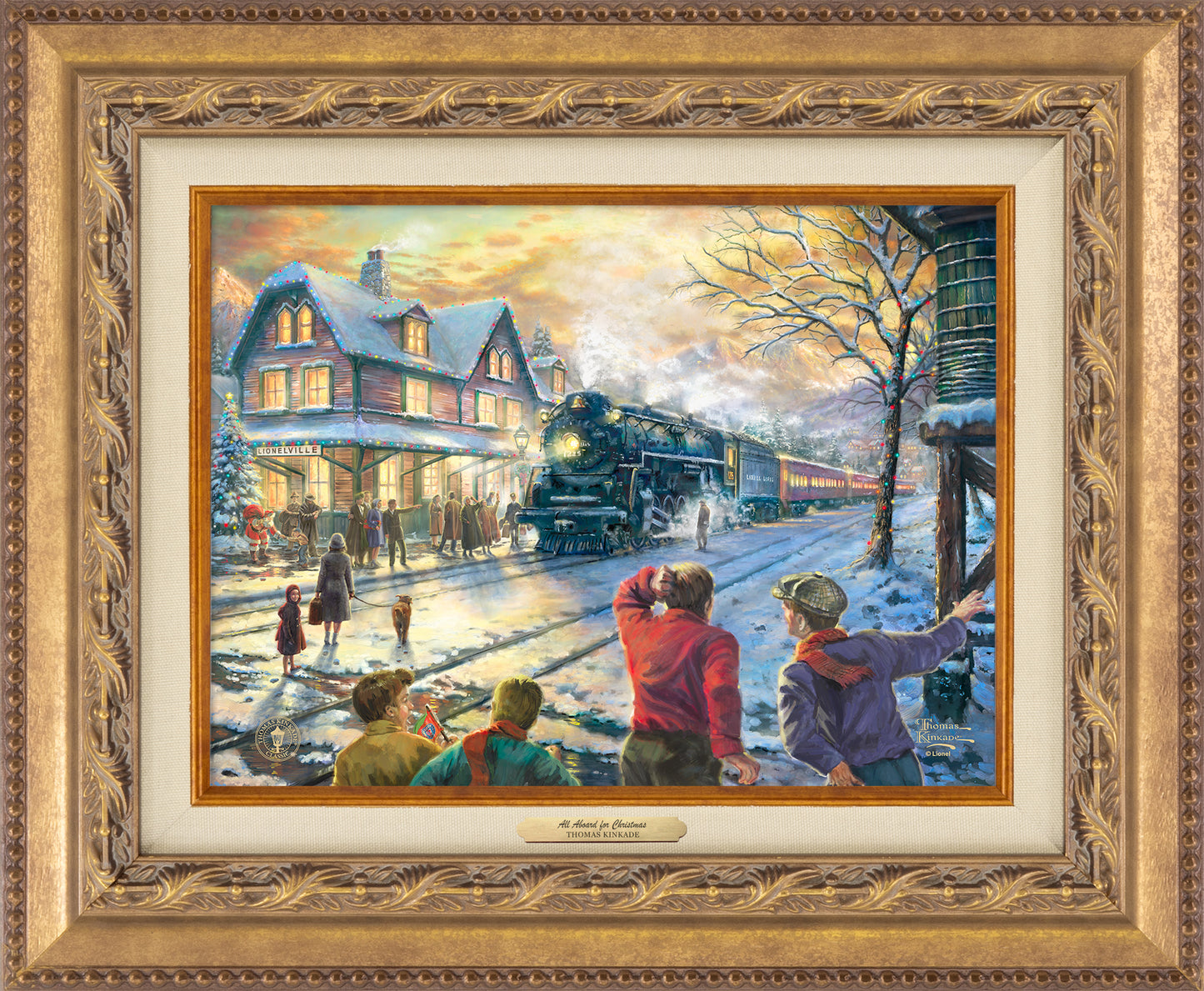 All Aboard for Christmas - Canvas Classics