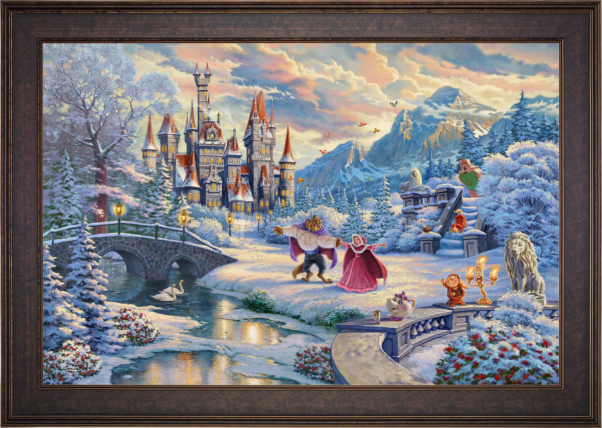 Disney Beauty and the Beast's Winter Enchantment - Jewel Edition Art
