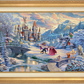 Disney Beauty and the Beast's Winter Enchantment - Jewel Edition Art