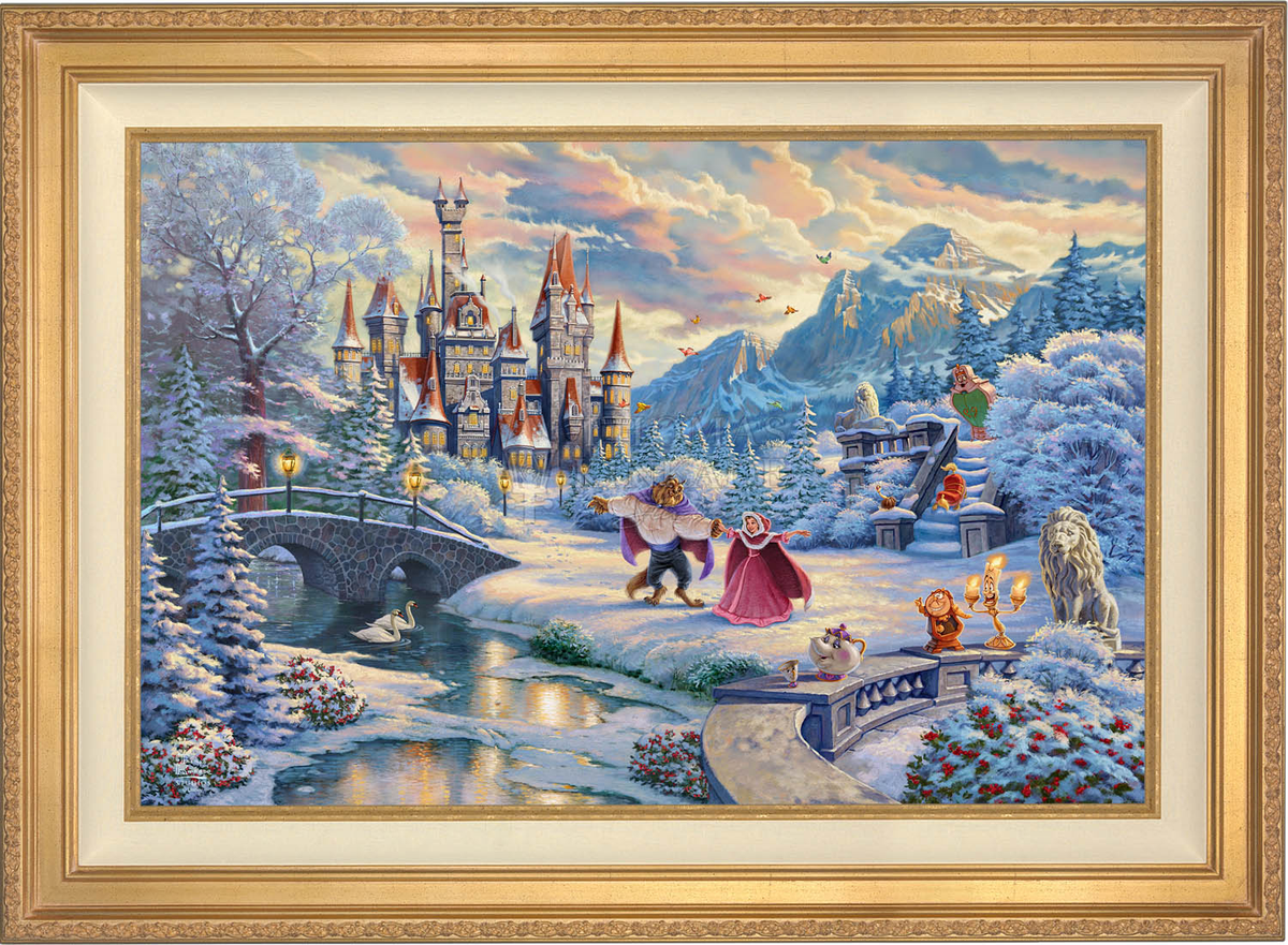Disney Beauty and the Beast's Winter Enchantment - Jewel Edition Art