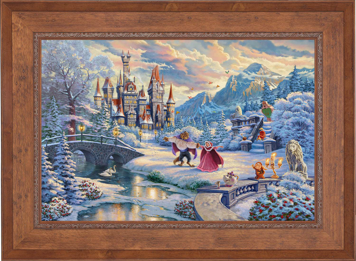 Disney Beauty and the Beast's Winter Enchantment - Jewel Edition Art
