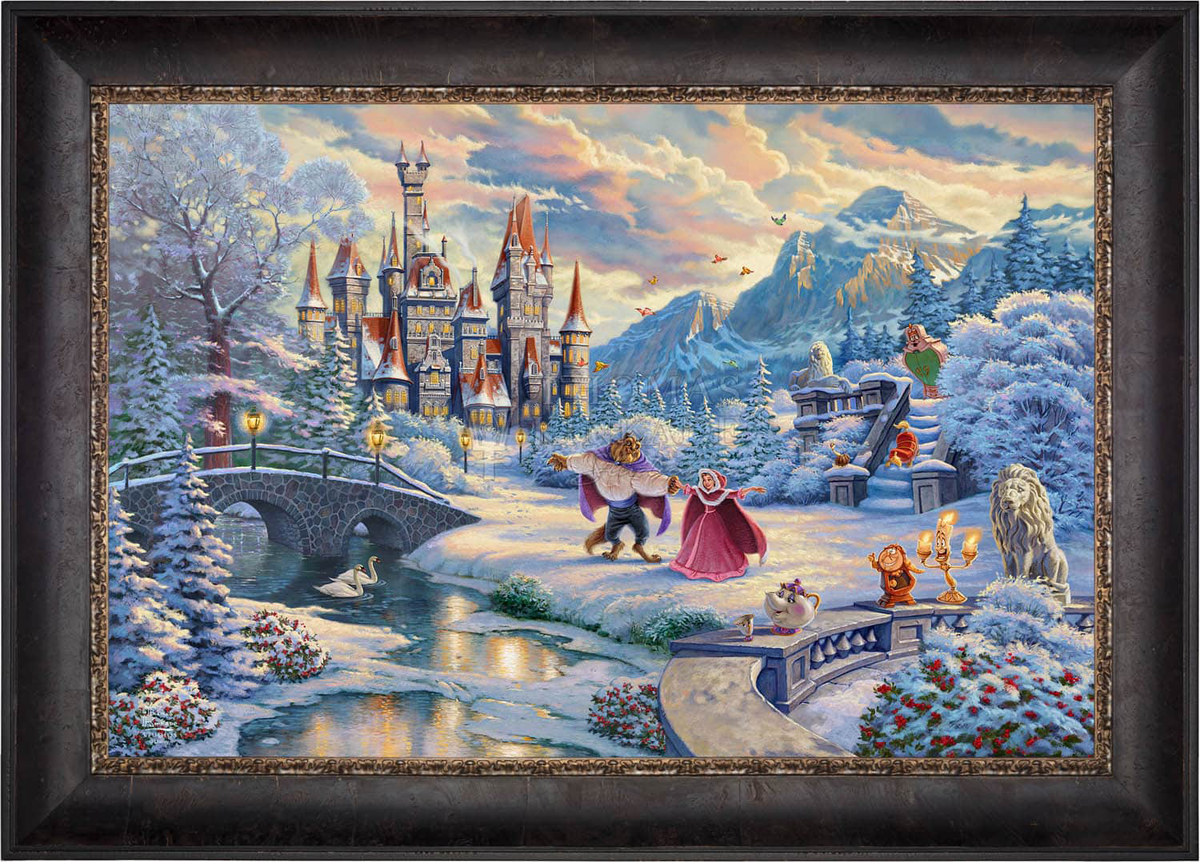 Disney Beauty and the Beast's Winter Enchantment - Jewel Edition Art