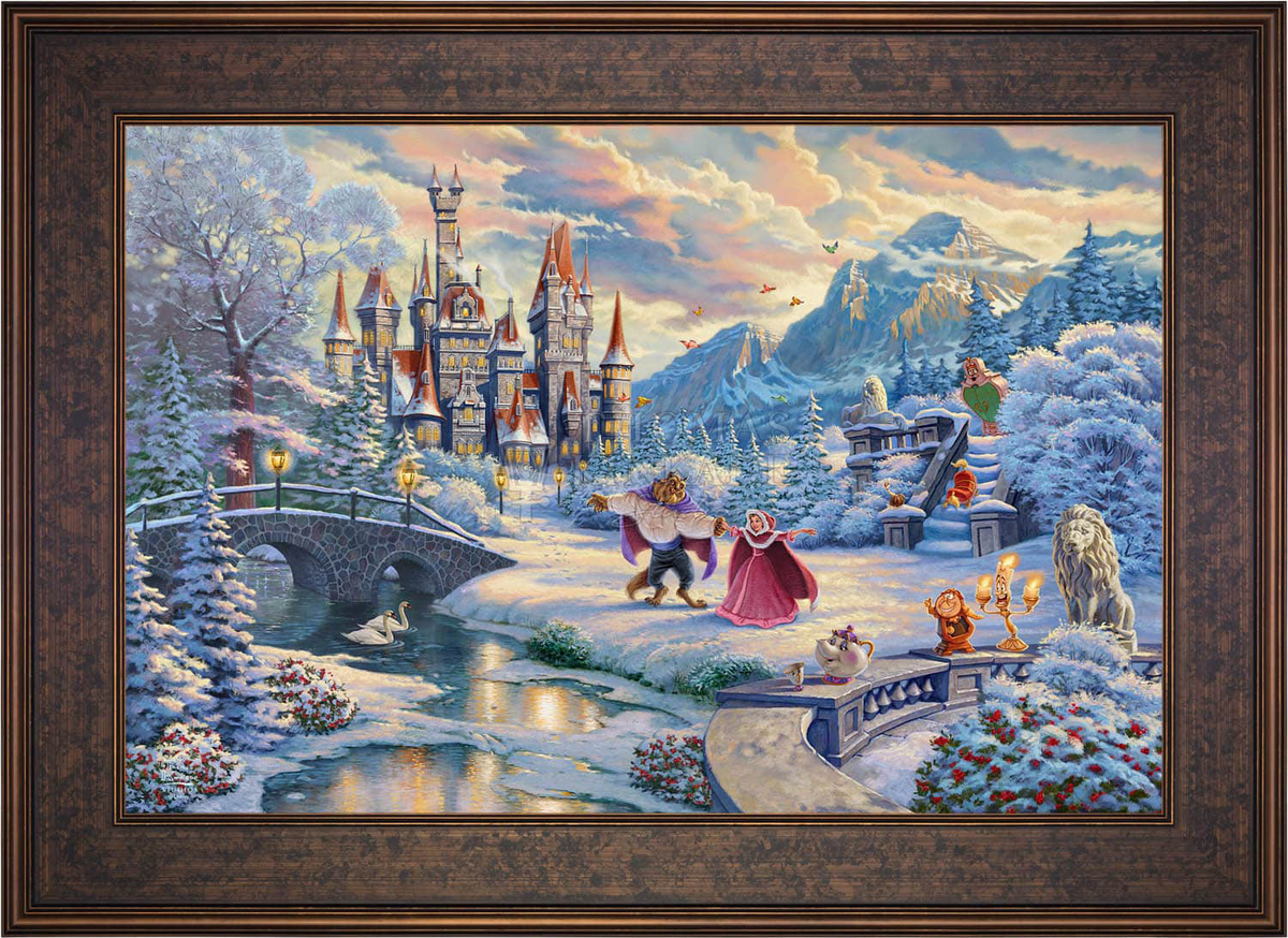 Disney Beauty and the Beast's Winter Enchantment - Jewel Edition Art
