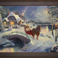 Disney Mickey and Minnie Evening Sleigh Ride - Limited Edition Canvas