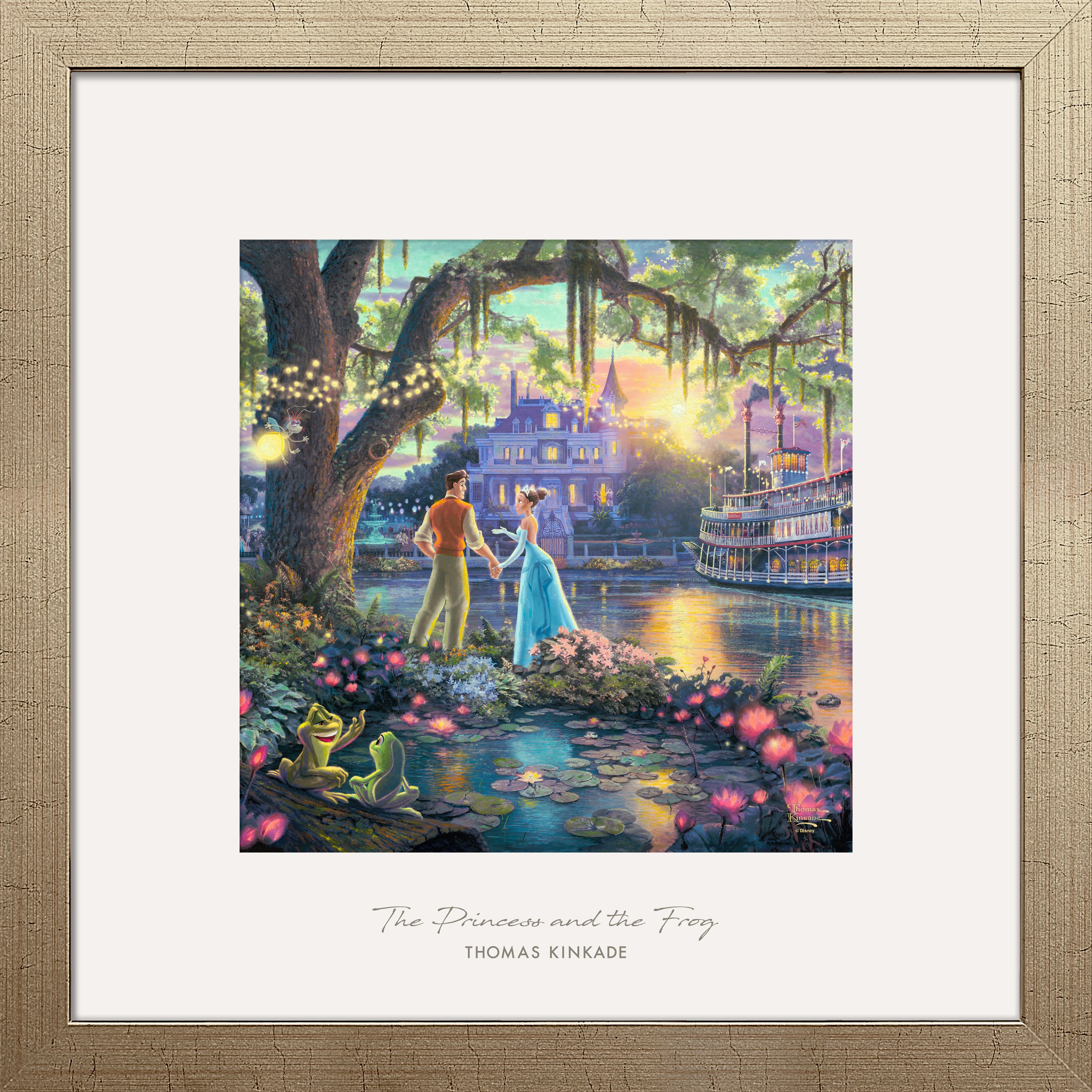 Thomas Kinkade Princess And The Frog