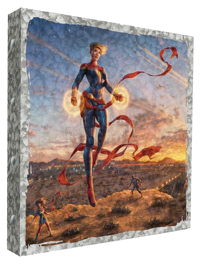 Captain Marvel - Dawn of a New Day - 14" x 14" Metal Box Art
