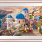 Disney Mickey and Minnie in Greece - Limited Edition Paper