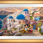 Disney Mickey and Minnie in Greece - Limited Edition Paper