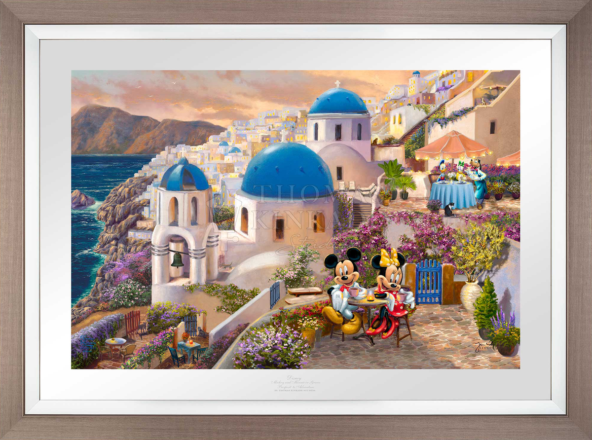 Disney Mickey and Minnie in Greece - Limited Edition Paper