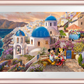 Disney Mickey and Minnie in Greece - Limited Edition Paper