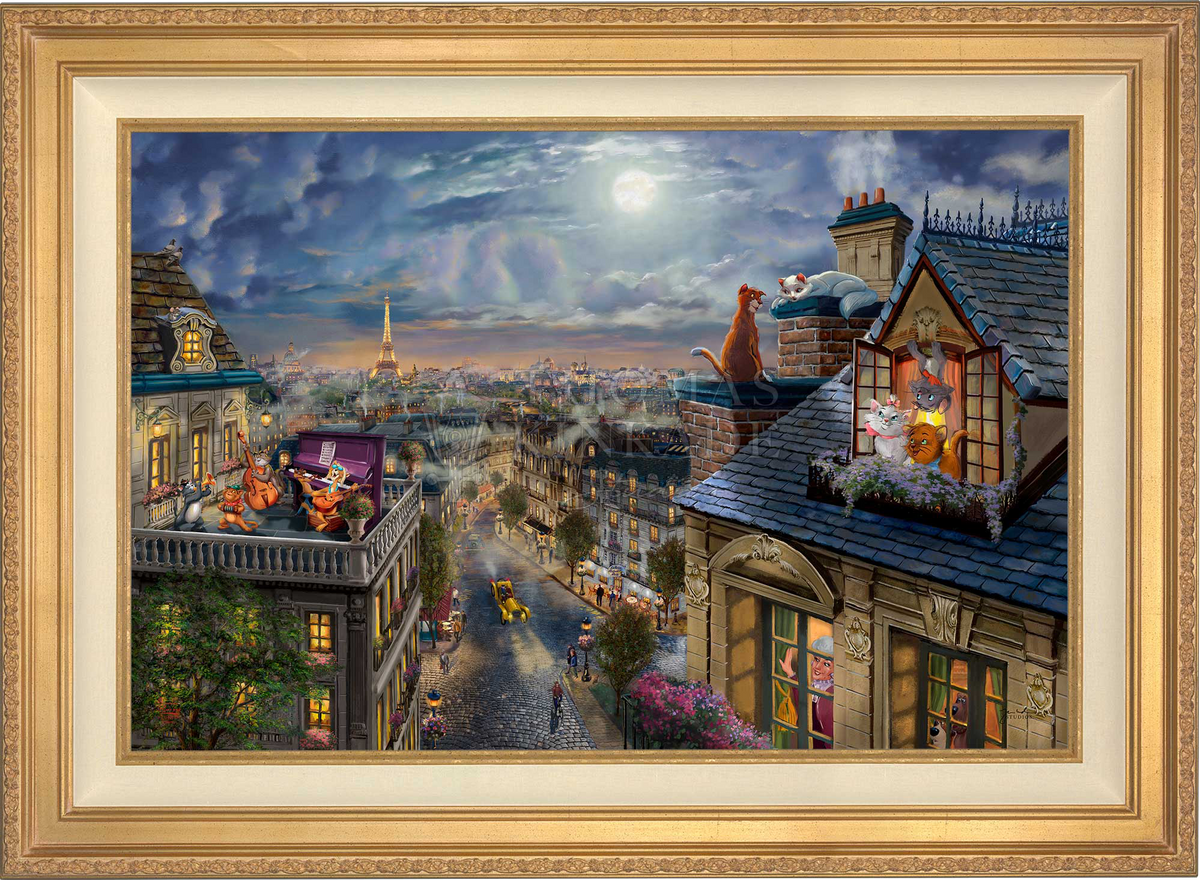 Disney The Aristocats - Love Under the Moon - Limited Edition Canvas