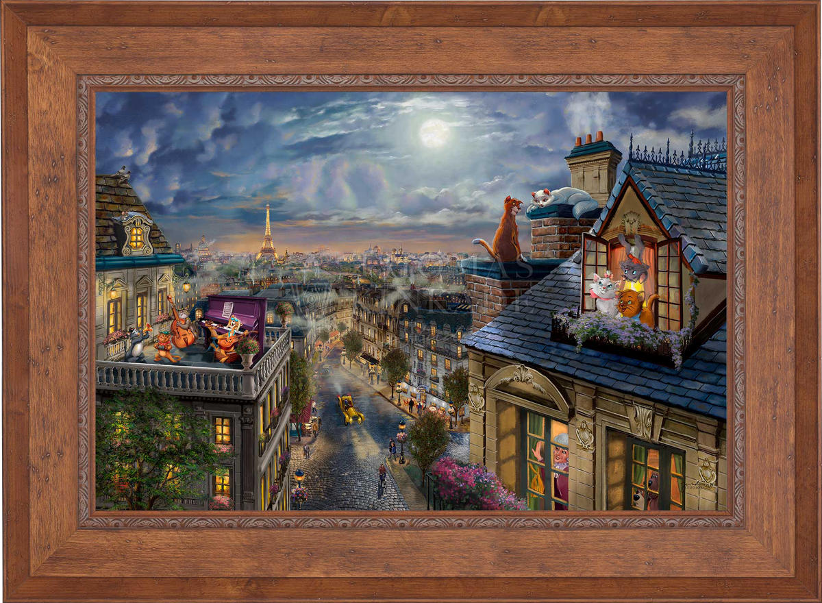 Disney The Aristocats - Love Under the Moon - Limited Edition Canvas