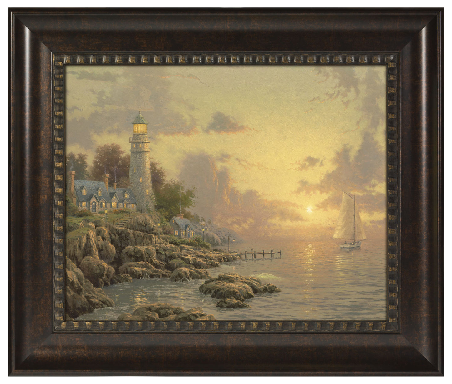 The Sea of Tranquility - 16" x 20" Brushstroke Vignette